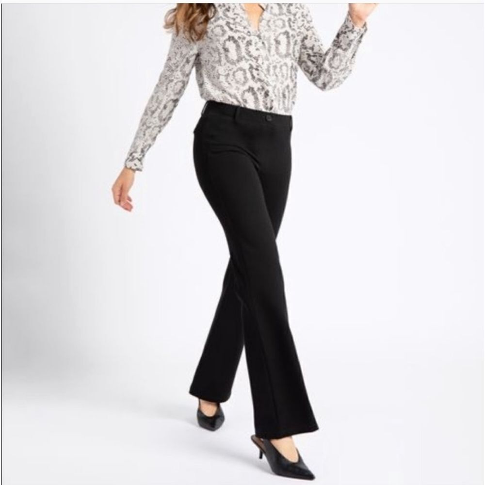Betabrand Bootcut Dress Pant Yoga Pant Black XL petite
